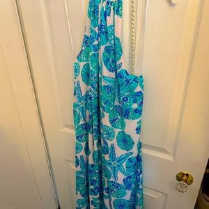 Lilly Pulitzer Lilly for Target halter style maxi dress.